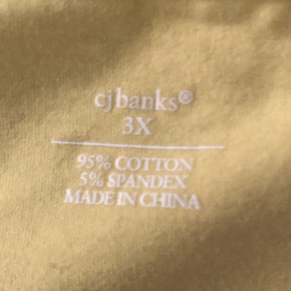 Cbanks yellow t-shirt. Like new - Picture 2 of 2